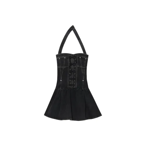 PUNCHUN Studio Slip Платье Женское Темно-Серый