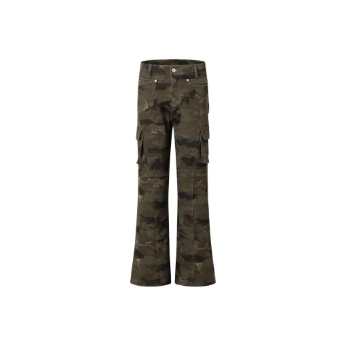 OROI Карго Брюки Женские Камуфляж