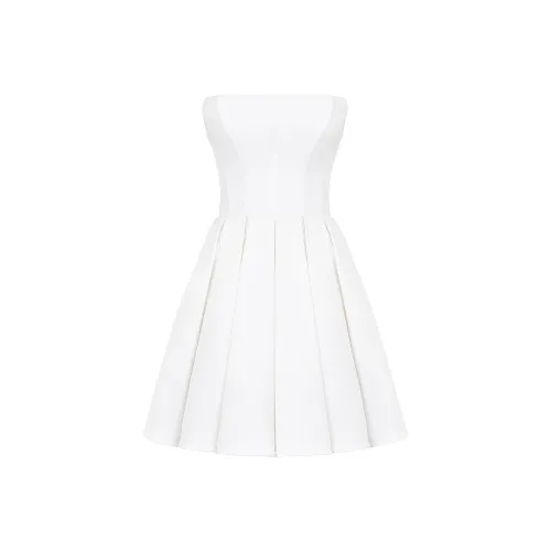 HOUSE OF CB EMMANUELA Без рукавов Платье Женское Белое Белый