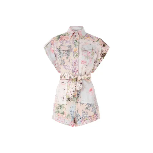 Zimmermann SS24 Повседневные шорты Женские Многоцветные