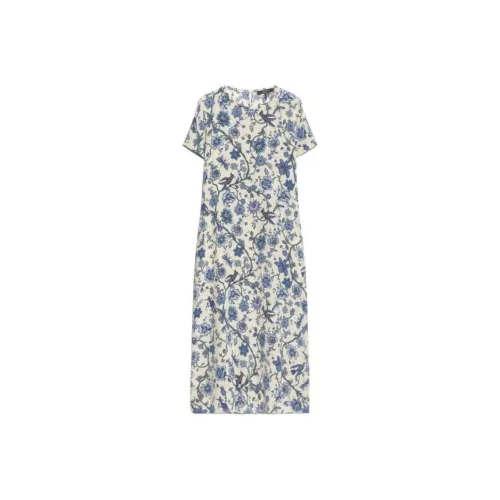 WEEKEND MaxMara Светло-синий Женские Короткие Платья с Рукавами