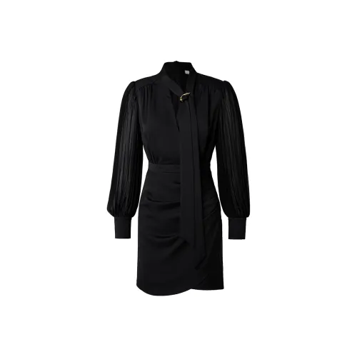 AUI Black Женские Длинные Рукава Платья