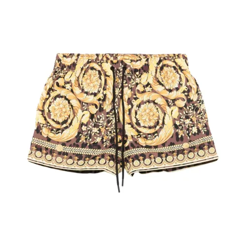 VERSACE Пляжные шорты Мужские Золотые