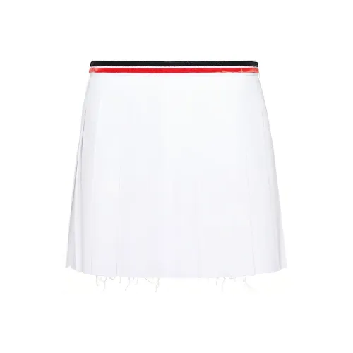 MIU MIU SS22 Повседневные короткие юбки Женские Белые