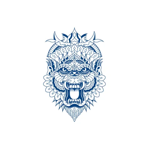 LIEJI Хранитель BEAST Soul Травяные Временные Татуировки