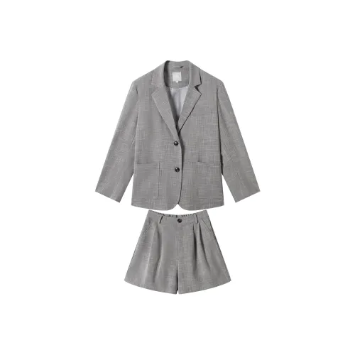 DIALOGUE Бизнес-костюм женский модный серый