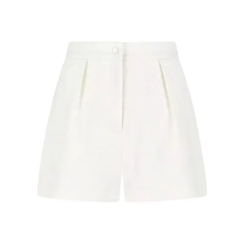 EMPORIO ARMANI Повседневные шорты Женские Белые