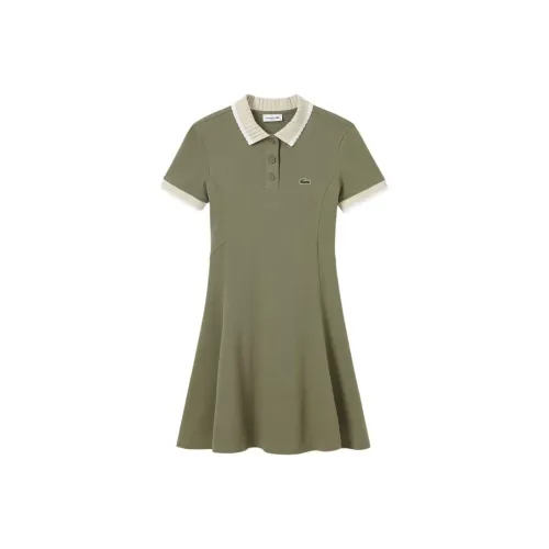 LACOSTE Женские Платья с Коротким Рукавом