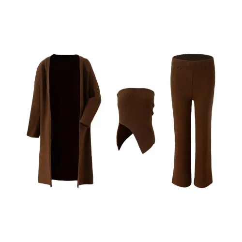 TORIGHT Повседневный костюм женский кофейный