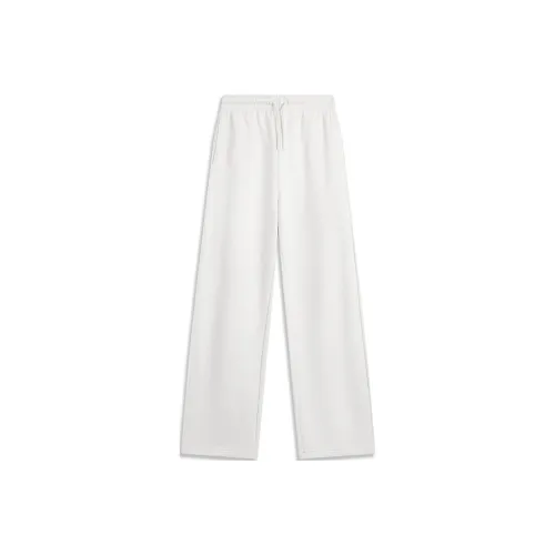 LINING Sports Life Collection Светло-пшеничный серый Женские Вязаные Тренировочные Брюки