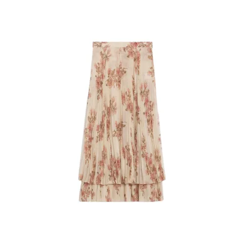 CELINE Ванильные Женские Повседневные Длинные Юбки