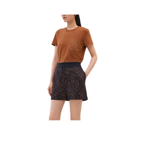 HERMES SS25 Повседневные шорты Женские Многоцветные