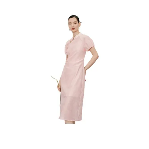 Hopeshow Короткий рукав Платье Женское