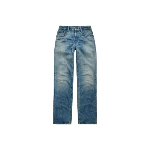 г Звезда RAW Джинсы Женские Антиквар Выцветший Laguna