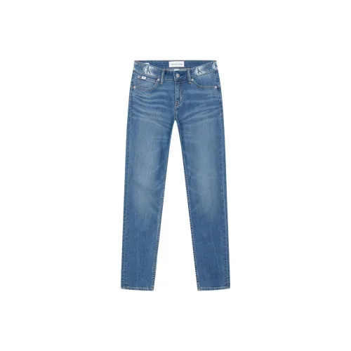 Calvin Klein Джинсы Женские Средне-голубой