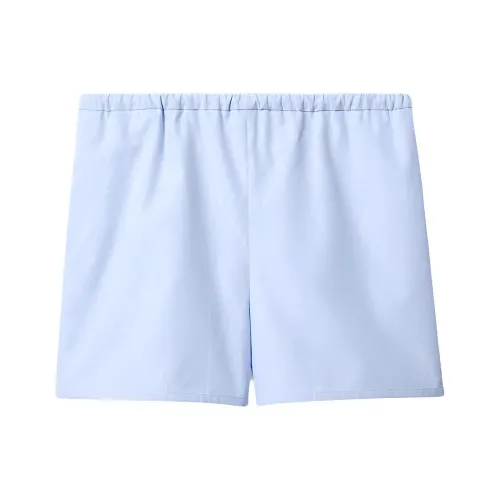 GUCCI Повседневные шорты женские светло-синие