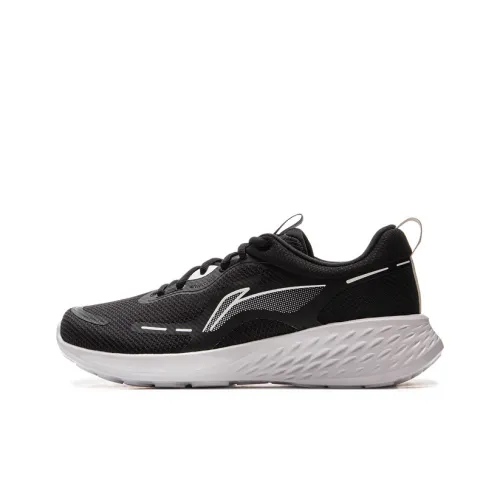 LINING Беговые кроссовки Low Top Черный Белый Мужской