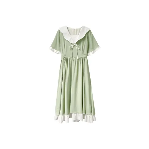 MITX Короткий рукав Платье Женское