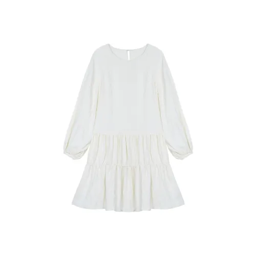 THE SEA LIFE Длинное платье с длинными рукавами женское мороженое