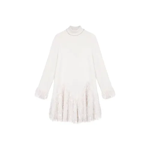 PLAY BUSH Длинное платье с длинными рукавами женское цвет изображения