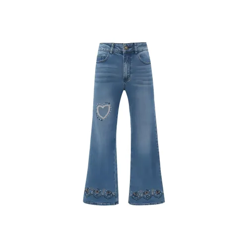 LULUALWAYS Синие Женские Джинсы