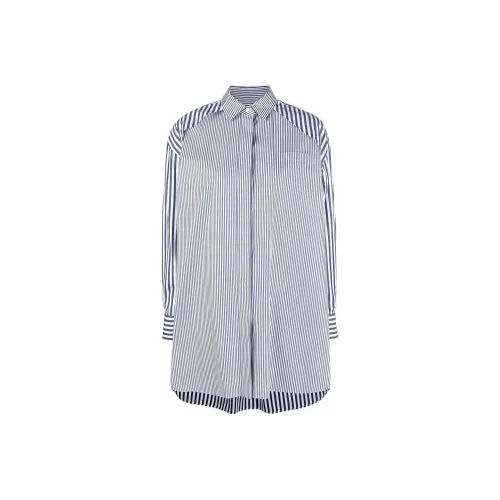 Sacai Blue Женские Длинные Рукава Платья