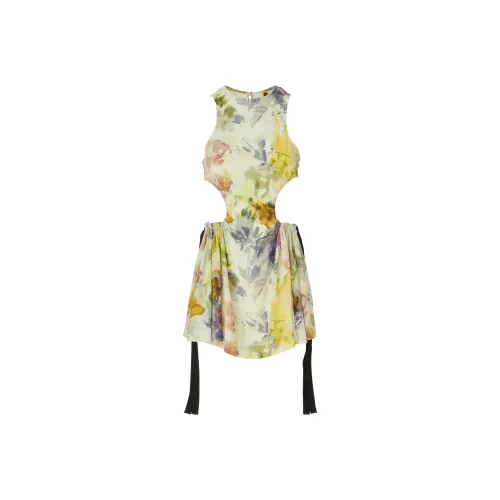 Onitsuka Tiger Ws P Mini Платье Без Рукавов Платье Женское Бежевое