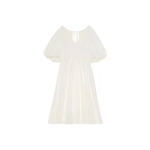 SNIDEL Женские Платья с Короткими Рукавами