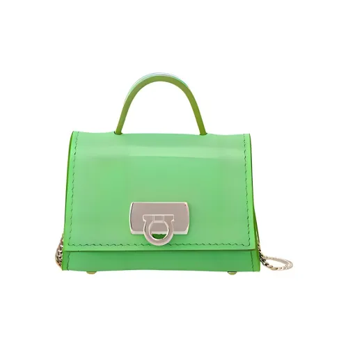 Ferragamo Чехол для наушников AirPod Pro из коровьей кожи женский зеленый