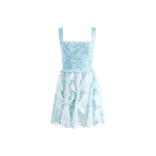 ALICE+OLIVIA Slip Платье Женское Синее