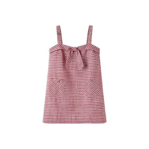 LEDIN Платье-комбинация Женское Темно-красное