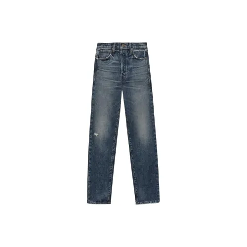 Рамка Синий Женские Джинсы