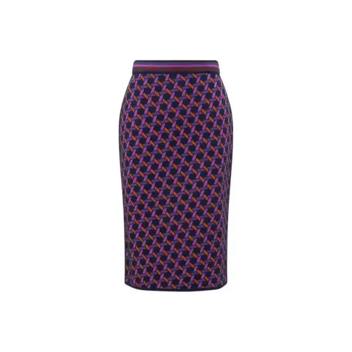 Diane von Furstenberg FW23 KNIT Длинная Юбка Женская Многоцветная