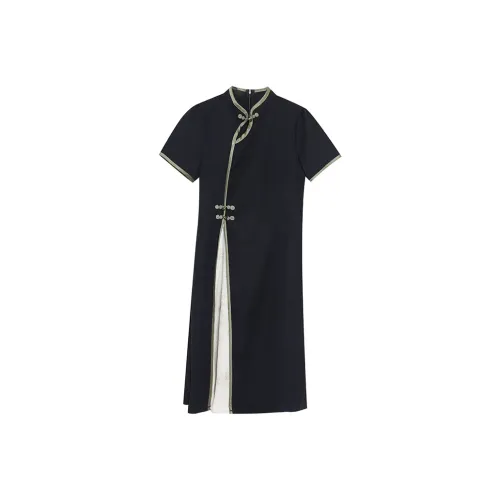 Local Gal Короткий рукав Платье Женское Черное