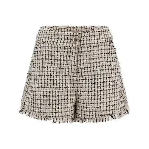 GUESS Повседневные шорты Женские Белые