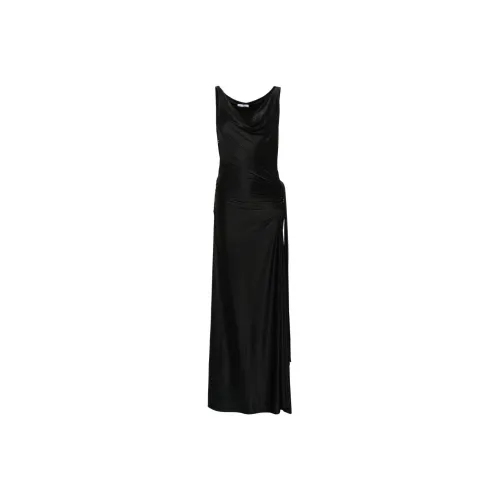 Paco Rabanne SS24 Sleeveless Dress Women's Black Пако Рабанне SS24 Без рукавов Платье Женское Черное