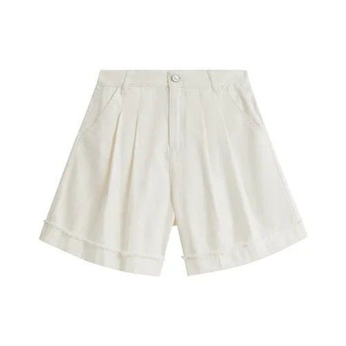 Inman Повседневные шорты Женские Pearl White