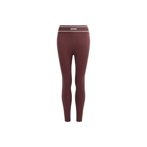 Kith Бургундские Женские Леггинсы
