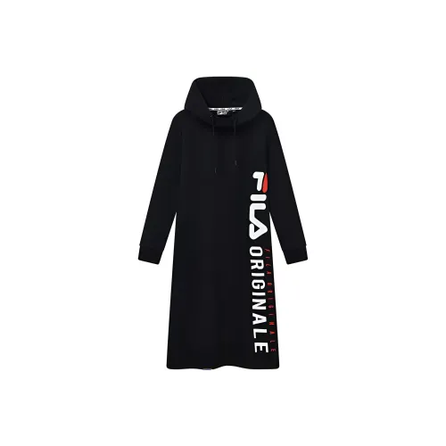 FILA Синий Женские Длинные Платья с Рукавами