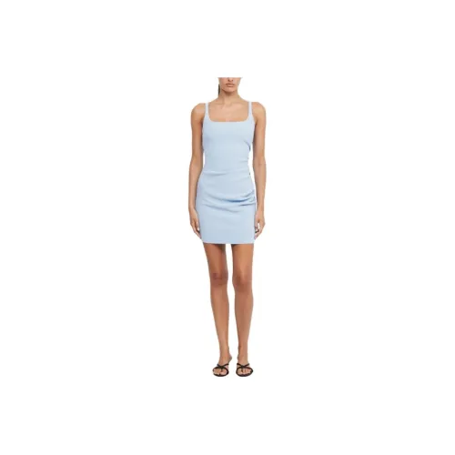 BEC+BRIDGE Karina Мини Платье Без рукавов Платье Женское Пыльно-синий Пыльно-синий