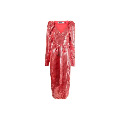 Rotate Red Женские Длинные Рукава Платья