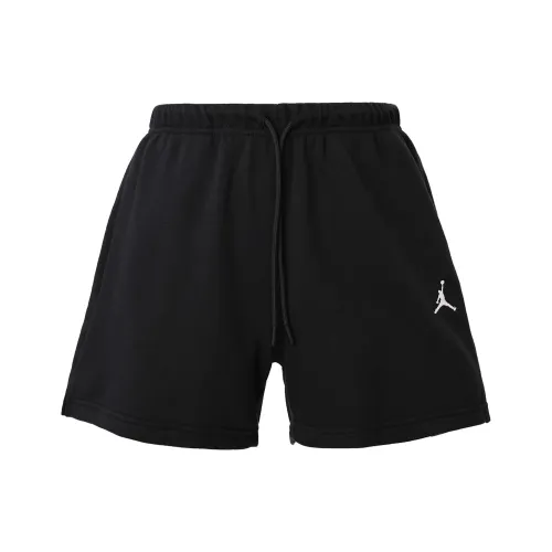 Jordan Brooklyn Fleece Черные Женские Повседневные Шорты