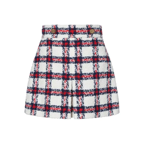 GUCCI SS21 Повседневные короткие юбки Женские Многоцветный