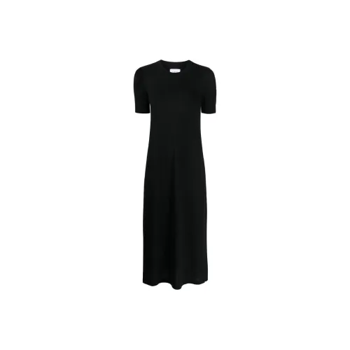 Barrie Короткий рукав Платье Женское Черное