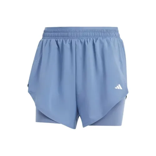 Adidas Training Designer для тренировок 2 в 1 Шорты Повседневные шорты Женские Синие