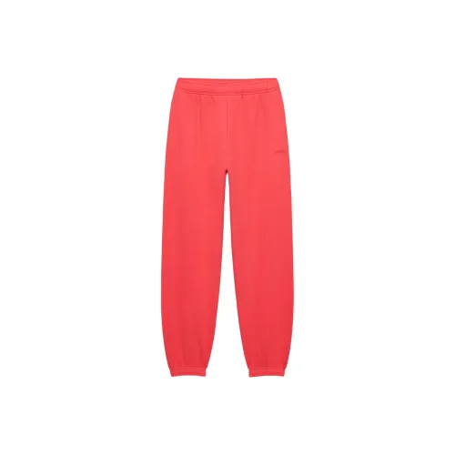 Aritzia Cozy Sweatfleece Mega SweatpantTM Вязаные спортивные брюки женские Вишневый красный Вишневый красный