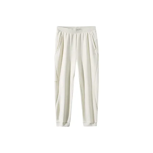 ANTA Variety Тренировки Коллекция Вязаные Тренировочные брюки Женские Белые Чайный Коричневый
