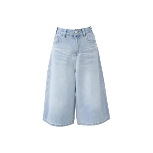 ZNZX Светло-синие Женские Джинсы