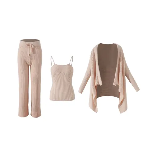 CPAURA Повседневный костюм женский абрикосовый