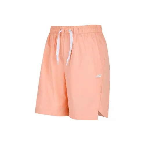 Skechers Повседневные шорты Женские Светлый персик Розовый